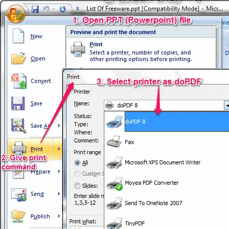 9 Best Free Software To Convert PowerPoint To PDF