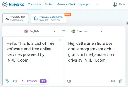 Reverso Translation