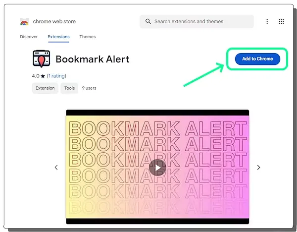 Set Reminders to Revisit Bookmarked Sites
